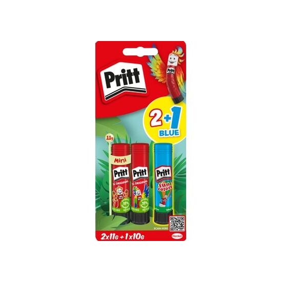 Pritt Klebestift 2x11g + 1x10g