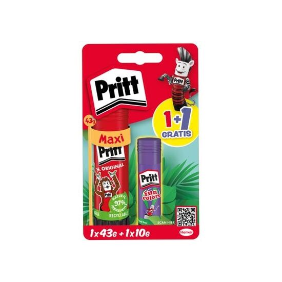 Pritt Klebestift 1x43g + 1x10g