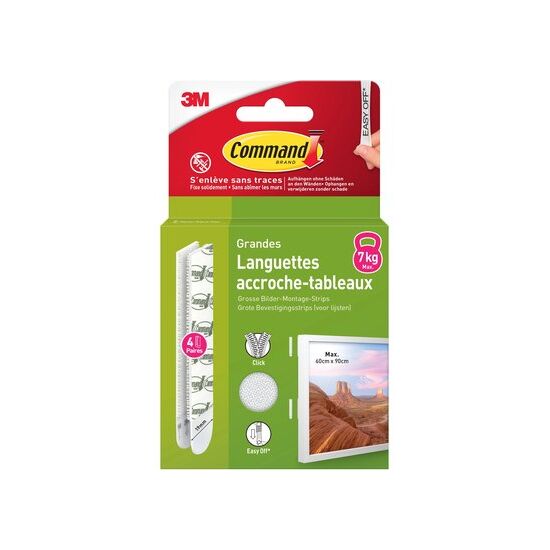 Klebepad Command L 7.2 kg, Weiss, 4 Set