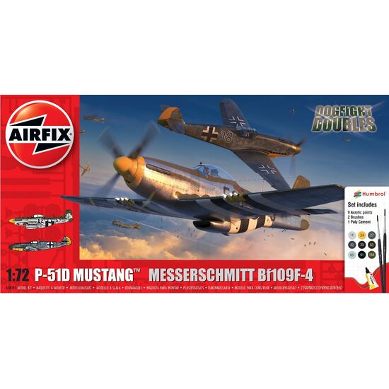 P-51D Mustang vs Bf109F-4 Dogfight Double