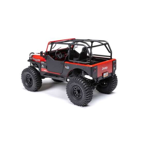 CRWAWLER JEEP CJ-7 1:10 4wd EP RTR SCX10 III RENEGADE - RED SANS chargeur & accu, 2 image