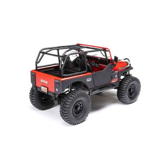 CRWAWLER JEEP CJ-7 1:10 4wd EP RTR SCX10 III RENEGADE - RED SANS chargeur & accu, 3 image