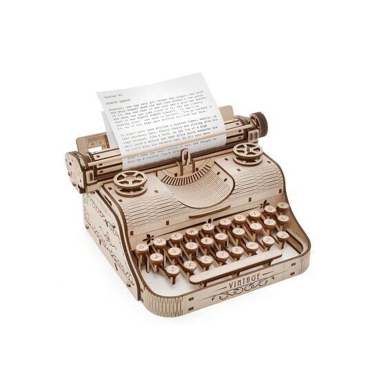 EWA Schreibmaschine 3D Holzbausatz