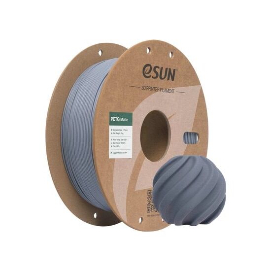 Esun Filament PETG Dunkelgrau Matt