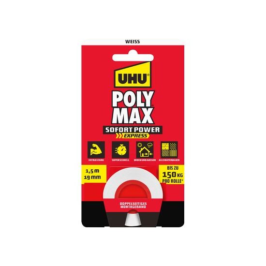 UHU Poly Max Tapes weiss