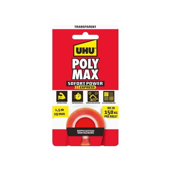 UHU Poly Max Tapes transparent