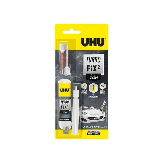 UHU Zweikomonentenkleber Turbo Fix2 flüssig