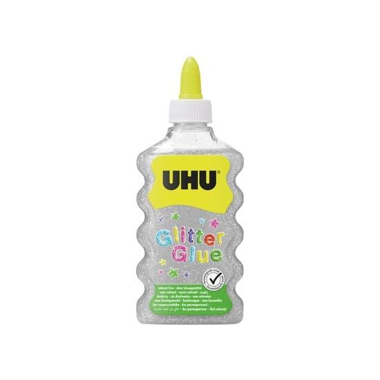 UHU Glitter Glue Maxi silber