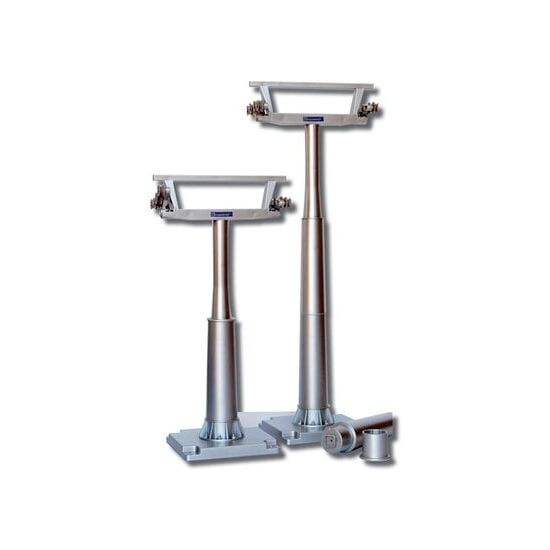 2 Stützen 3-fach höhenverstellbar