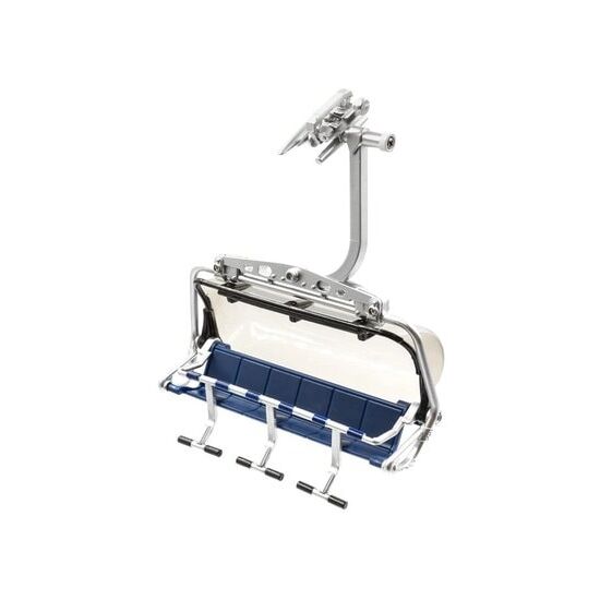 6er Sessel blau mit Haube grau 1:32