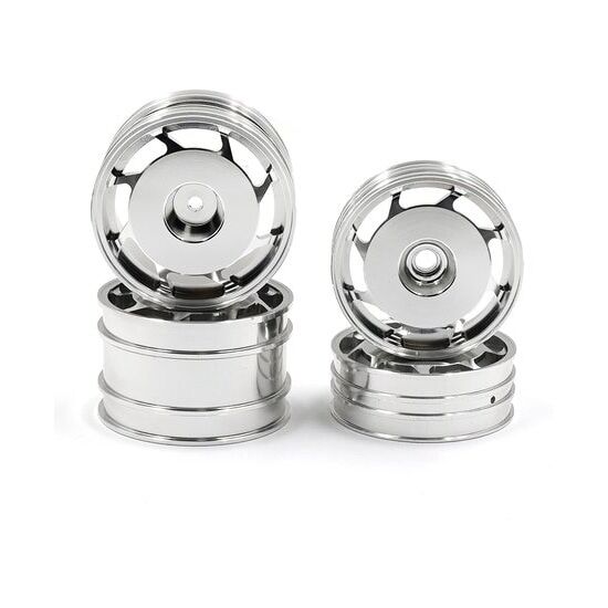 Yeah Racing Felgen CNC 8 Spoke Silver