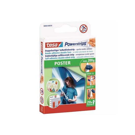 tesa Powerstrips Poster, 20 Stk