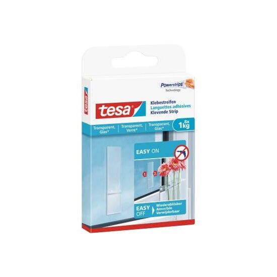 Klebestreifen transparent, Glas, 1 kg
