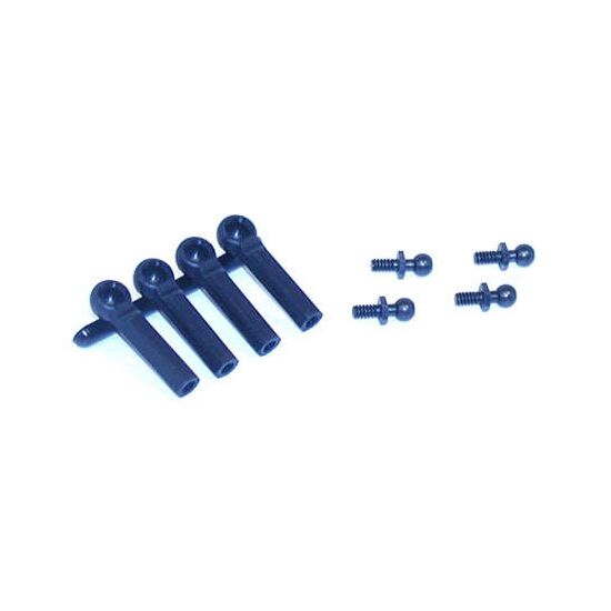 SPEED Ball Studs w/Ends 4-40x3/16