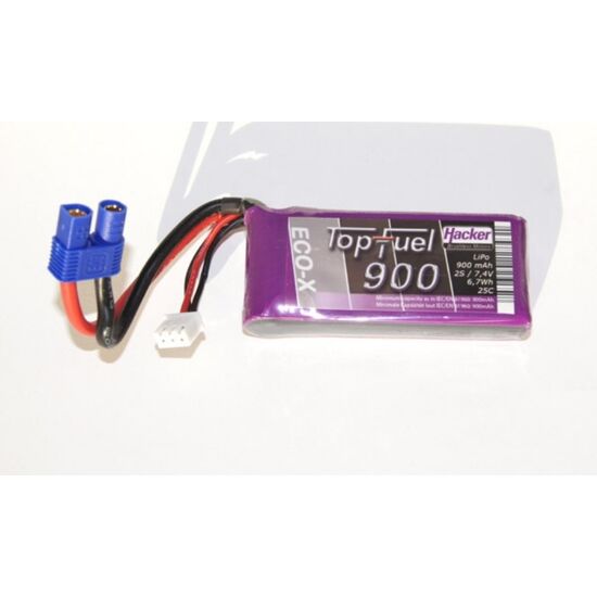 TopFuel LiPo 25C-ECO-X 900mAh 2S/ 228431