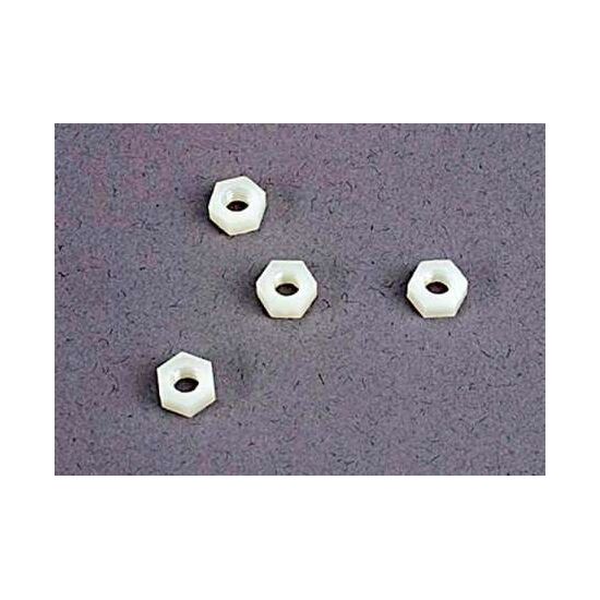 4mm NYLON WHEEL NUTS (4)