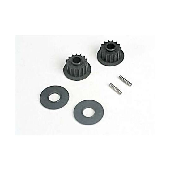 PULLEYS, 15-GRV(F&R)/FLANGES/P